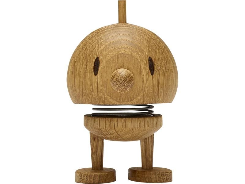 Hoptimist Aufsteller Bumble Oak S 7.8 cm, Braun Fröhliche Wackelfigur