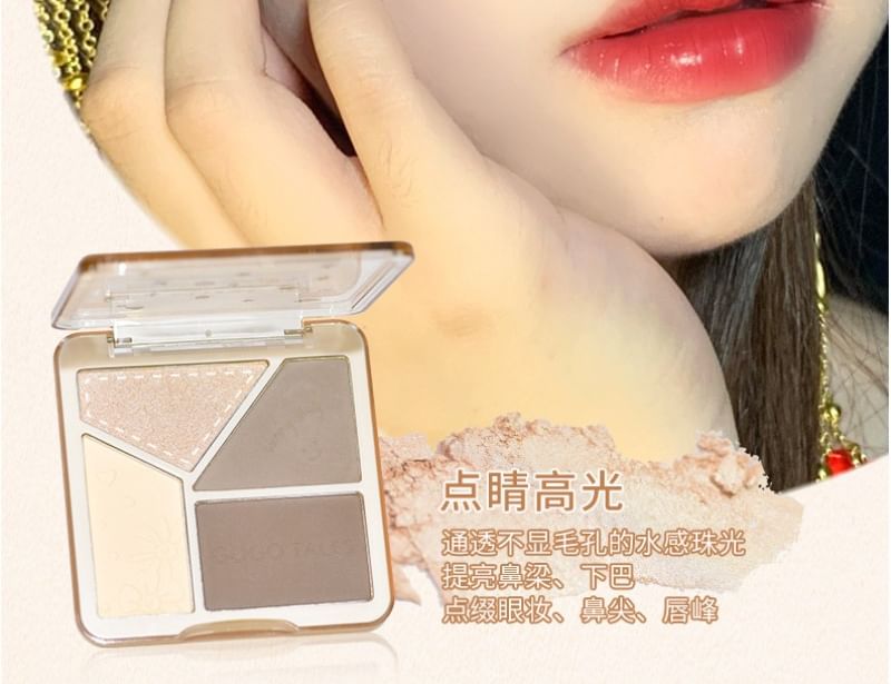 GOGO TALES - Highlight Contouring Palette - 3 kleuren