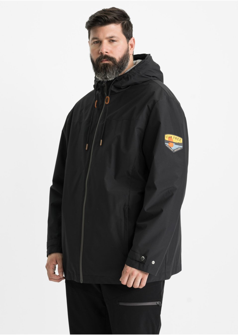 Veste outdoor fonctionnelle, coupe-vent, imperméable, respirante, coutures étanches