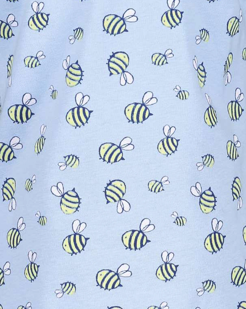 Tunika BUSY BEE 2-teilig in hellblau