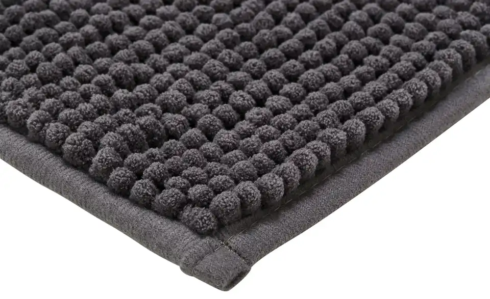 levelone Badematte Happy Anthrazit 40x60 cm