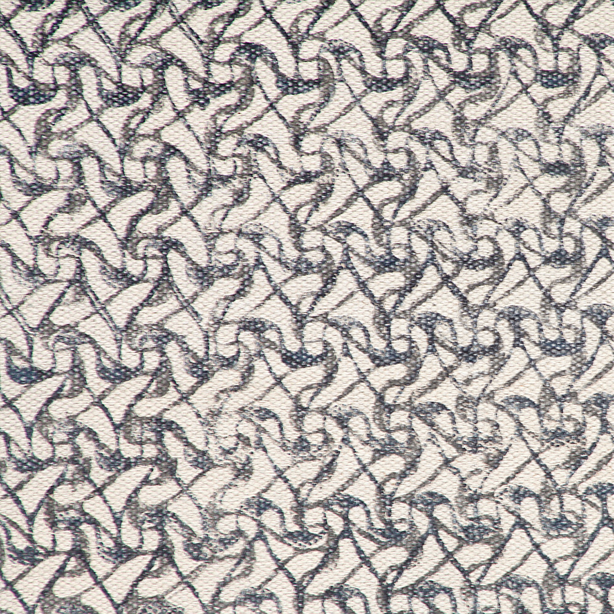 Teppich 'Menal', schwarz, weiß, T 140 cm, B 200 cm von fischer's lagerhaus