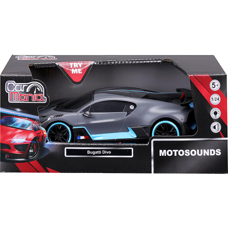 Car mania 1:24 motosounds bil - flere varianter - assorteret