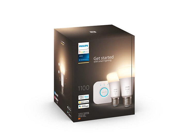 Kit de démarrage pour éclairage connecté LED A60 E27 1055lm 75W Ø6.1cm Philips