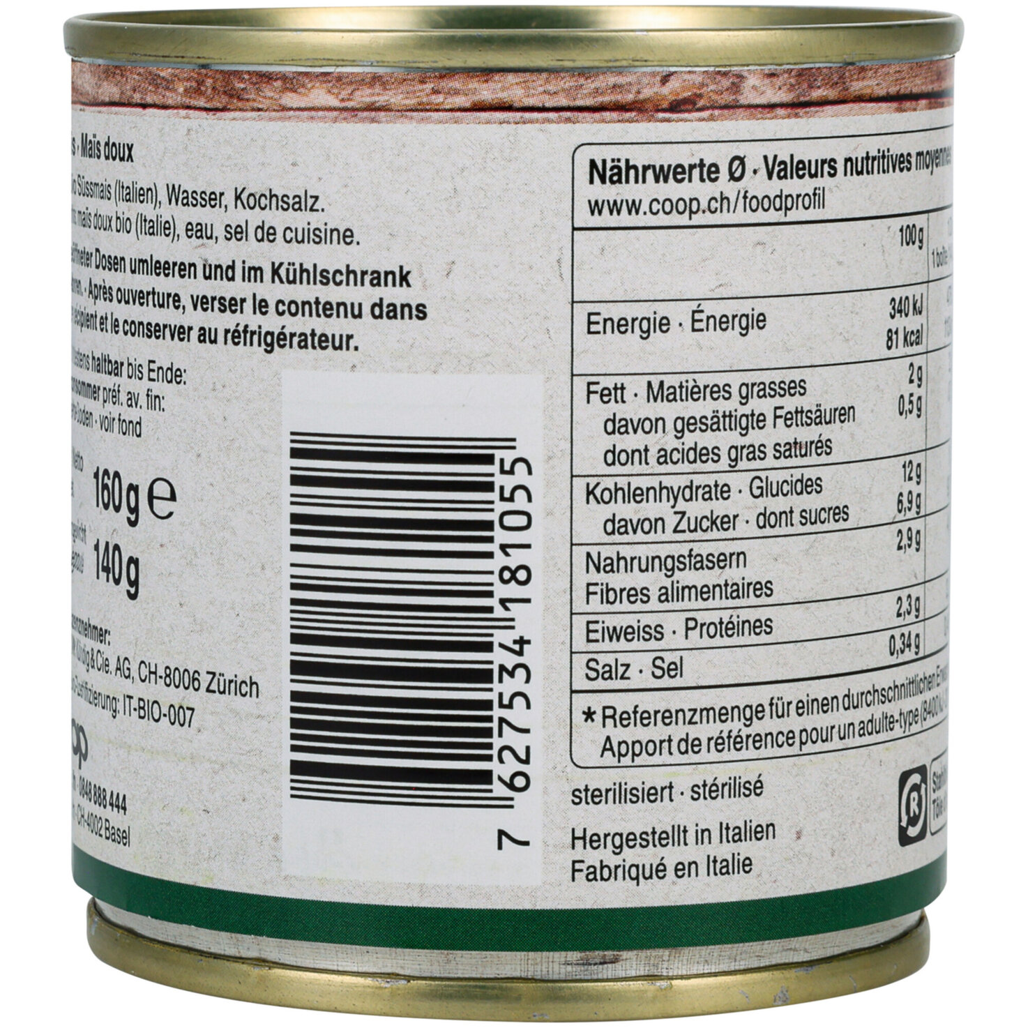 Naturaplan Bio Süssmais