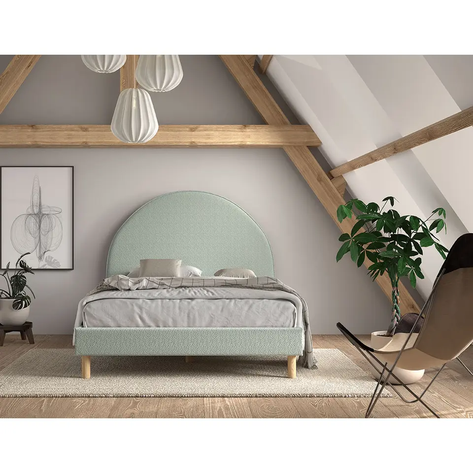 Vipack bed Moon - mint - 140x200 cm