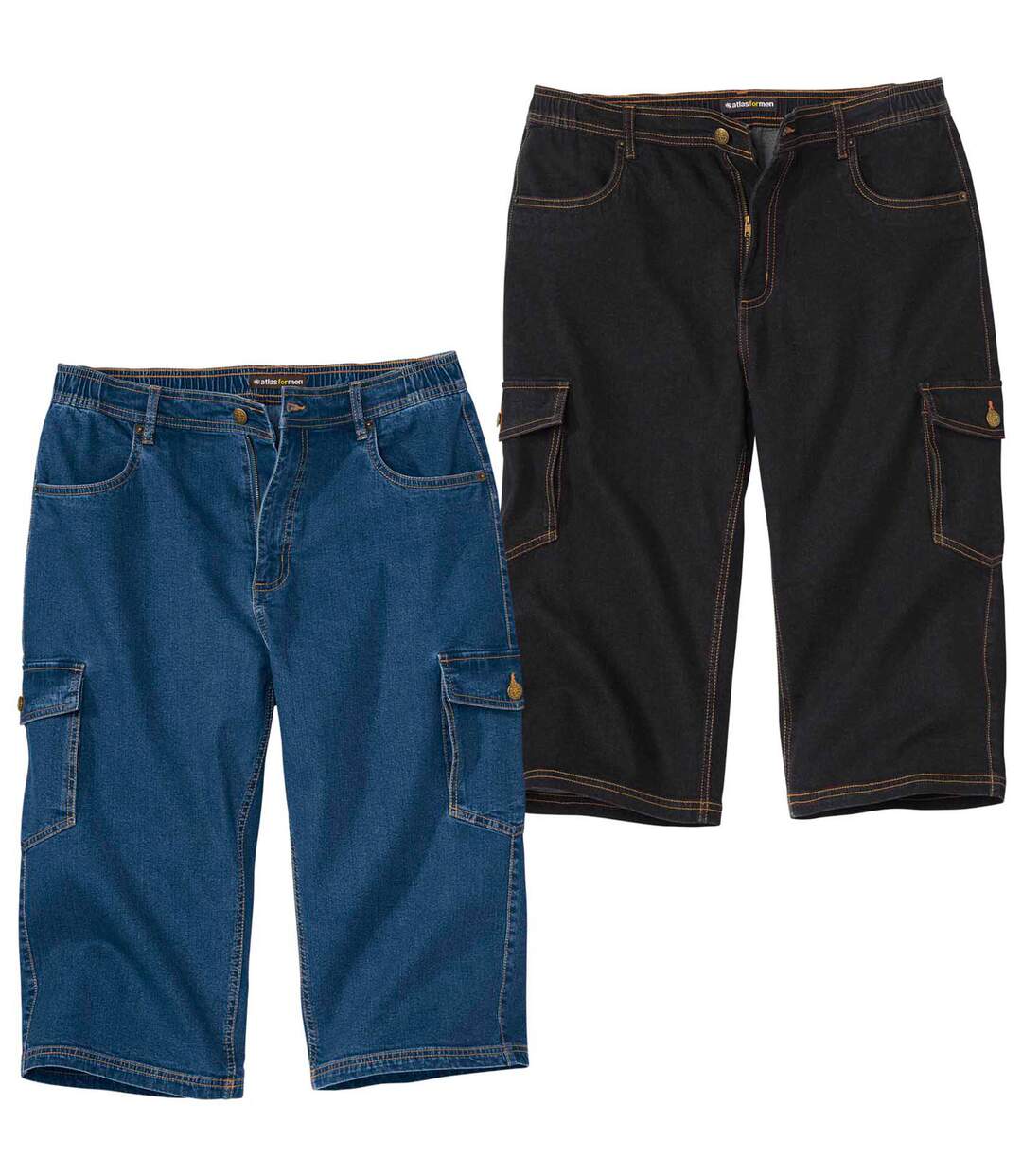 Lot de 2 Pantacourts Cargo