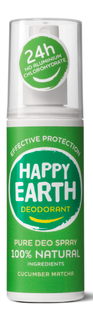 Happy Earth 100% Natural Deo Spray Cucumber Matcha 100ML