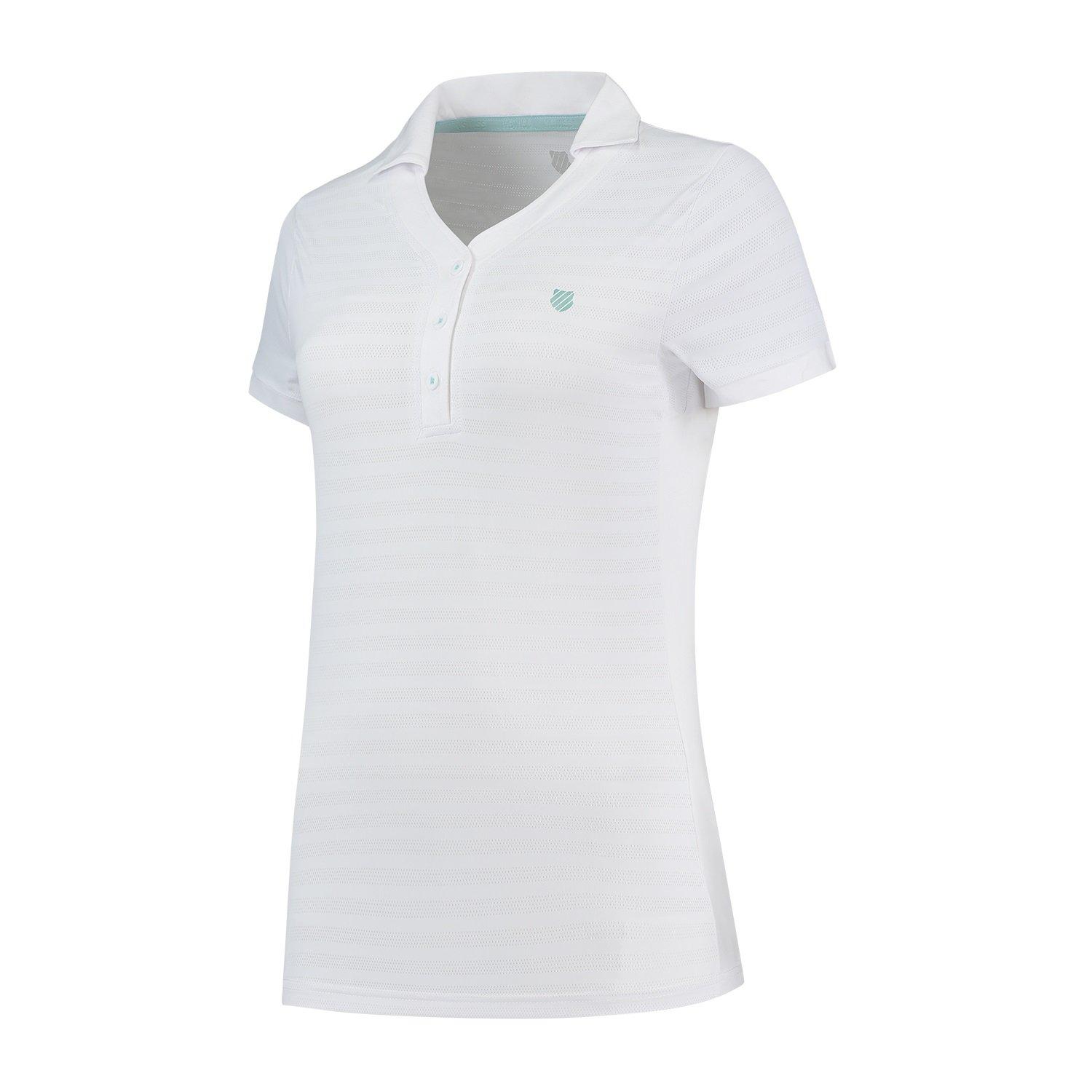 K Swiss Short Sleeve Polo Shirt Womens