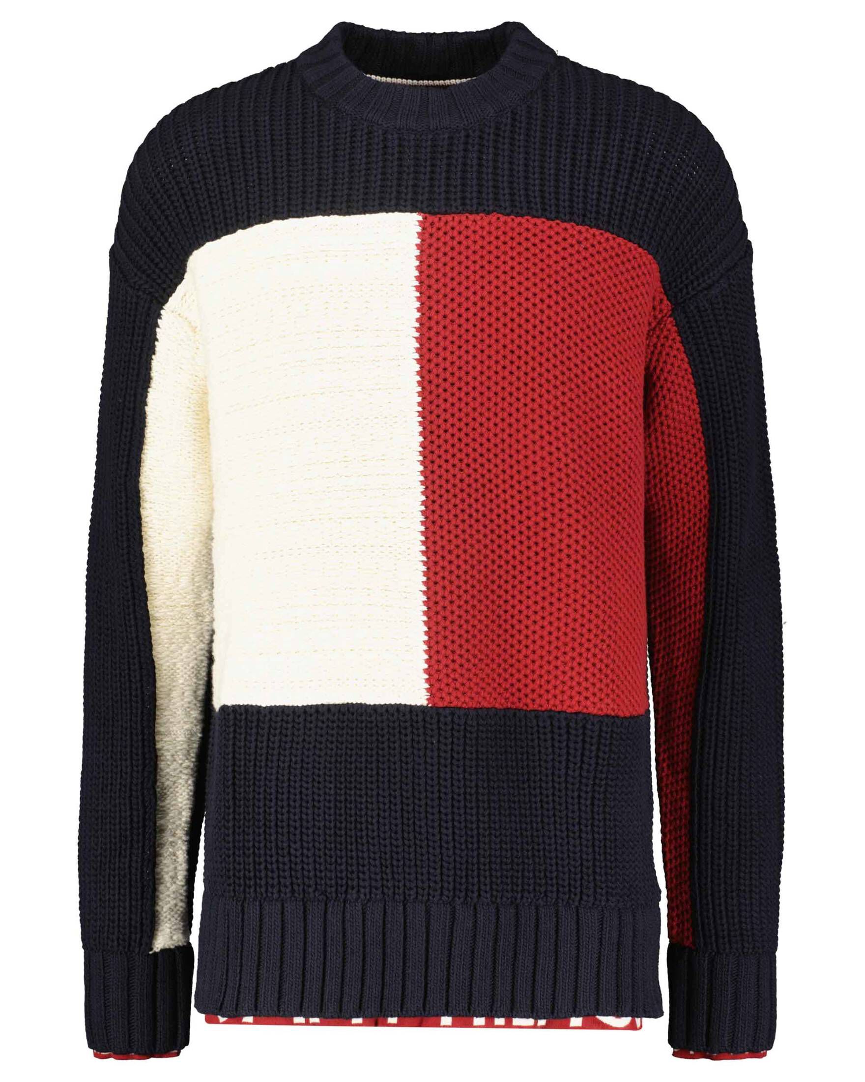 Tommy Hilfiger| Herren Strickpullover THE FLAG ICON Oversized