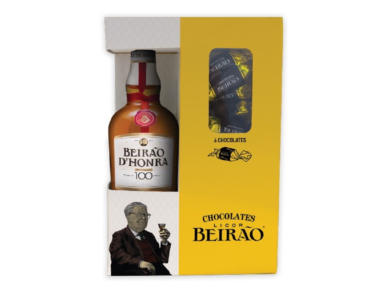 LICOR BEIRÃO DE HONRA  CHOCOLATES 0.05L