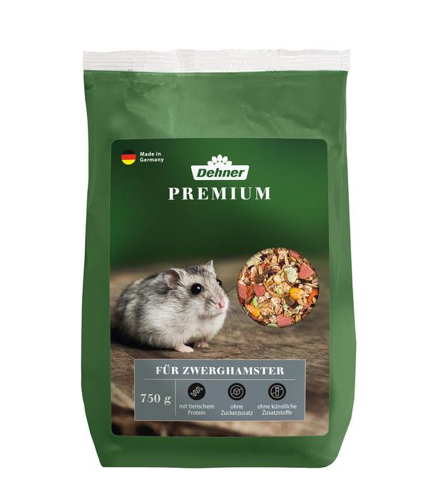 Dehner Premium Zwerghamsterfutter, 750 g