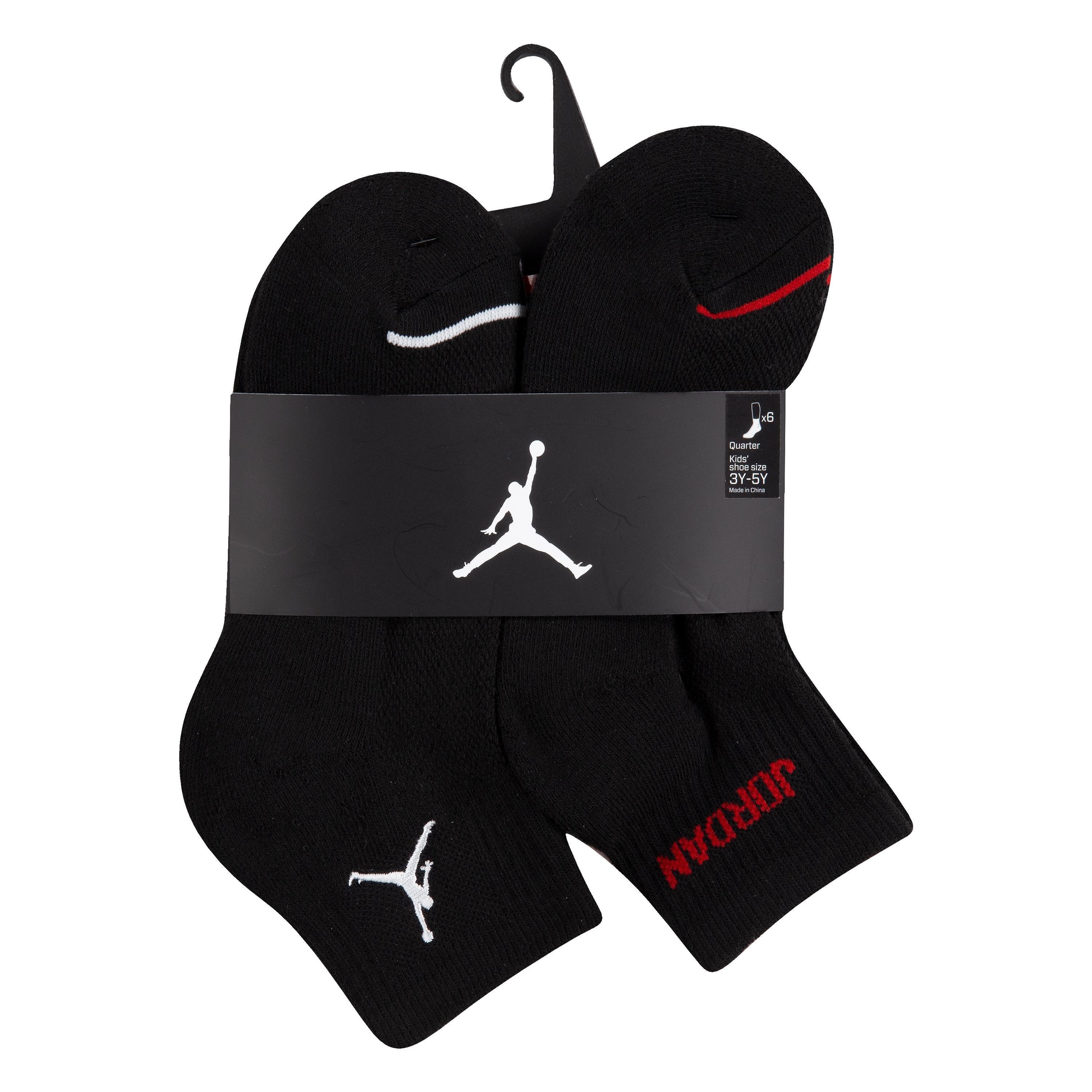 Air Jordan 6pk Ankle Sock Childs