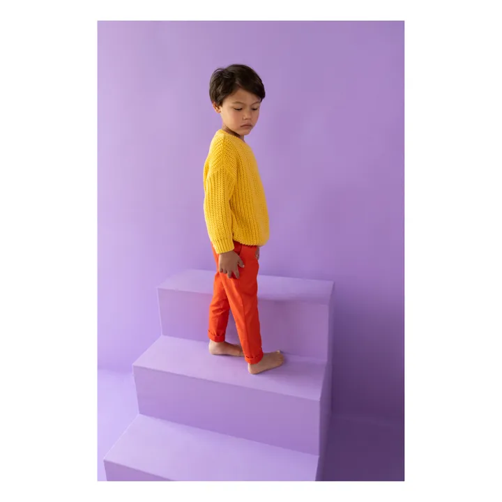 Yuki Pull Chunky Coton Bio | Jaune