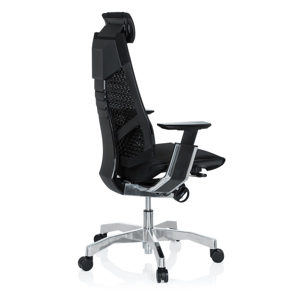 High End Bürostuhl GENIDIA PRO Netzstoff mit Armlehnen hjh OFFICE