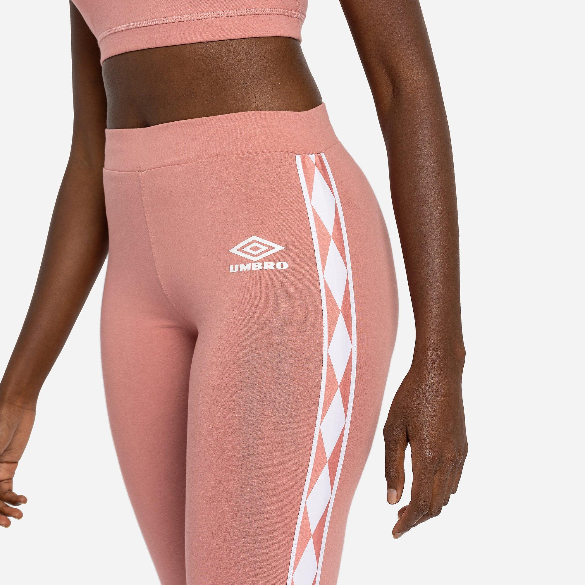 Umbro Diamond Cotton Taped Leggings Womens