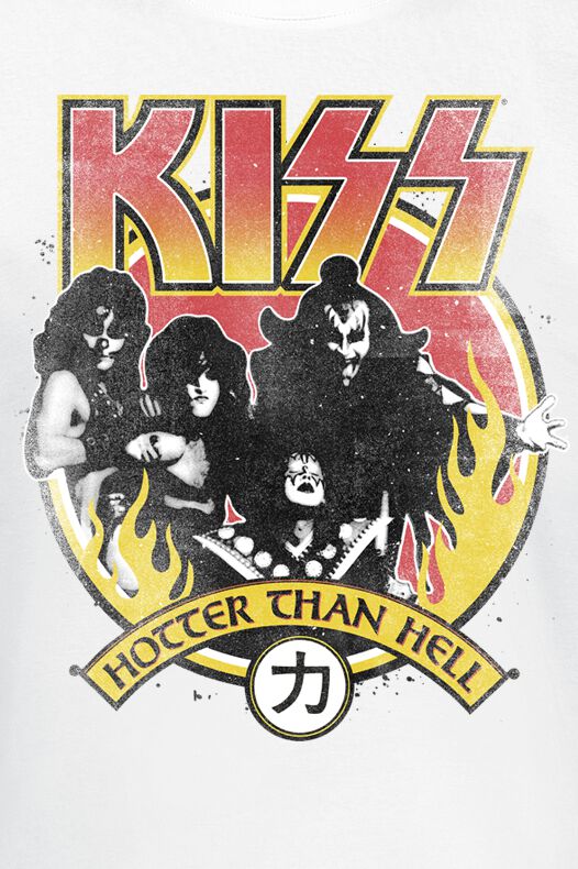 Hotter Then Hell | Kiss T-Shirt Manches courtes
