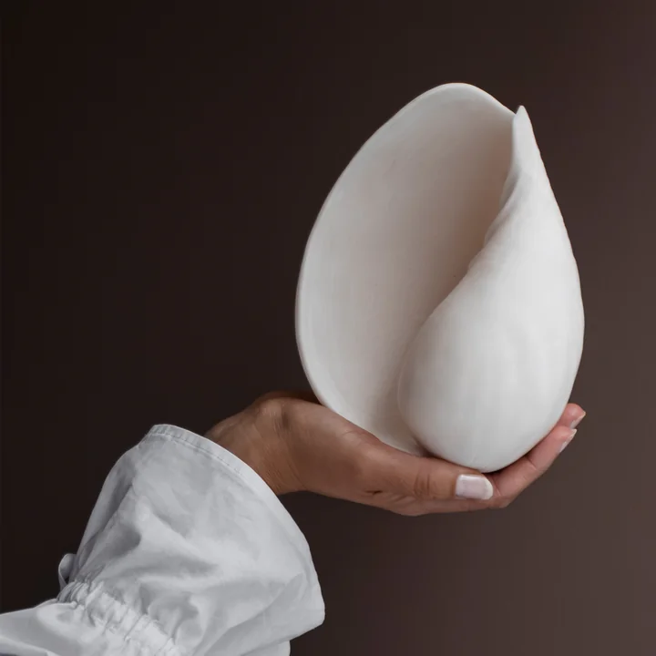 Mette Ditmer - Conch Muschel, large, off-white