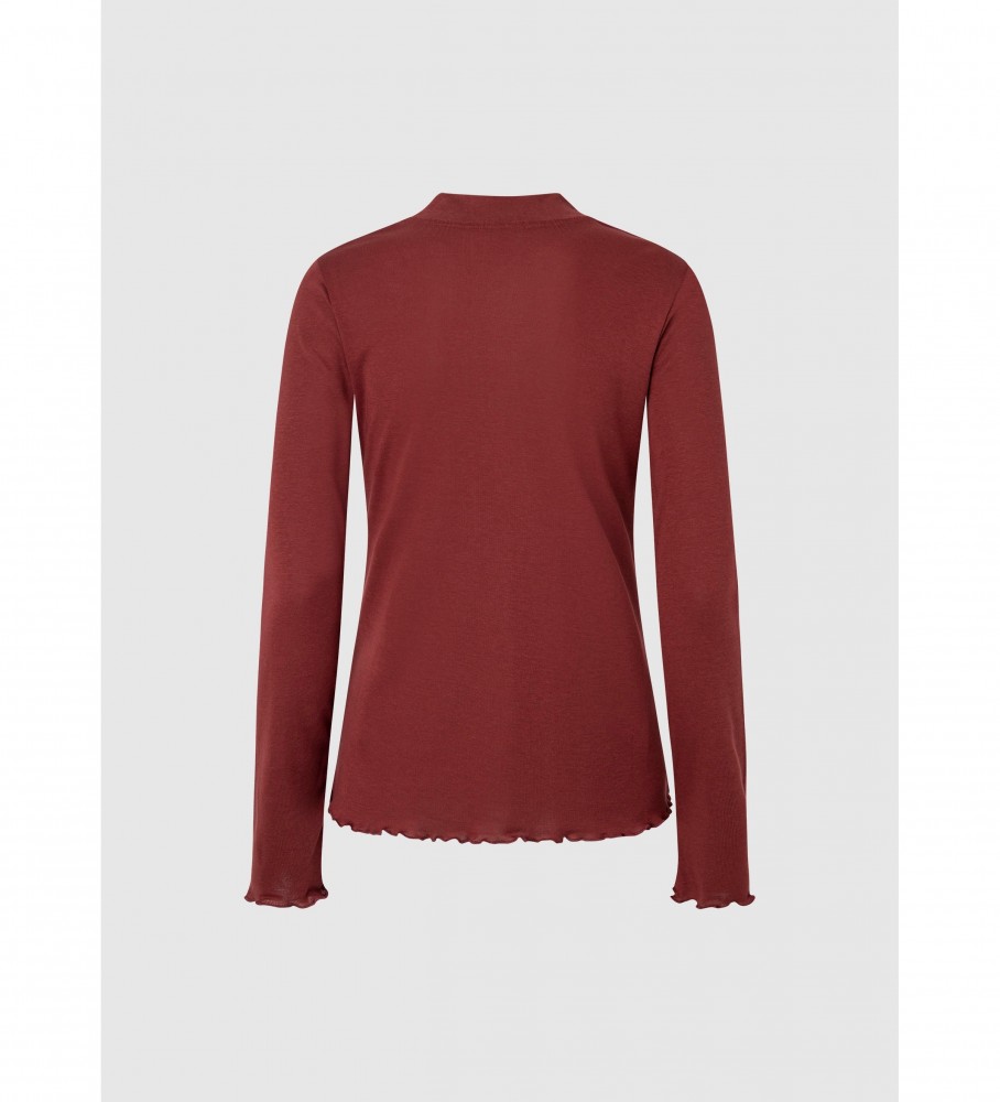 Camiseta Pepe Jeans Charlene, cor bordô