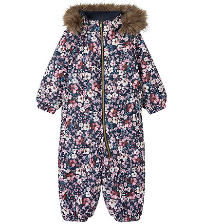 Name It Schneeanzug - Noos - NmfSnow10 - Dark Sapphire/Flower