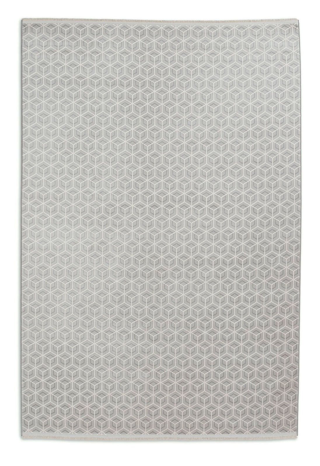JOOP! Teppich METRIC 200 x 300 cm silberfarbig