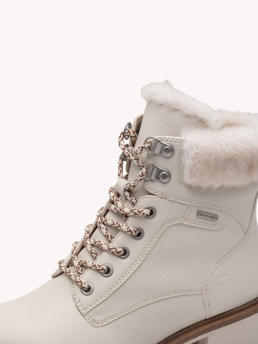 Enkellaarsje - beige warme voering