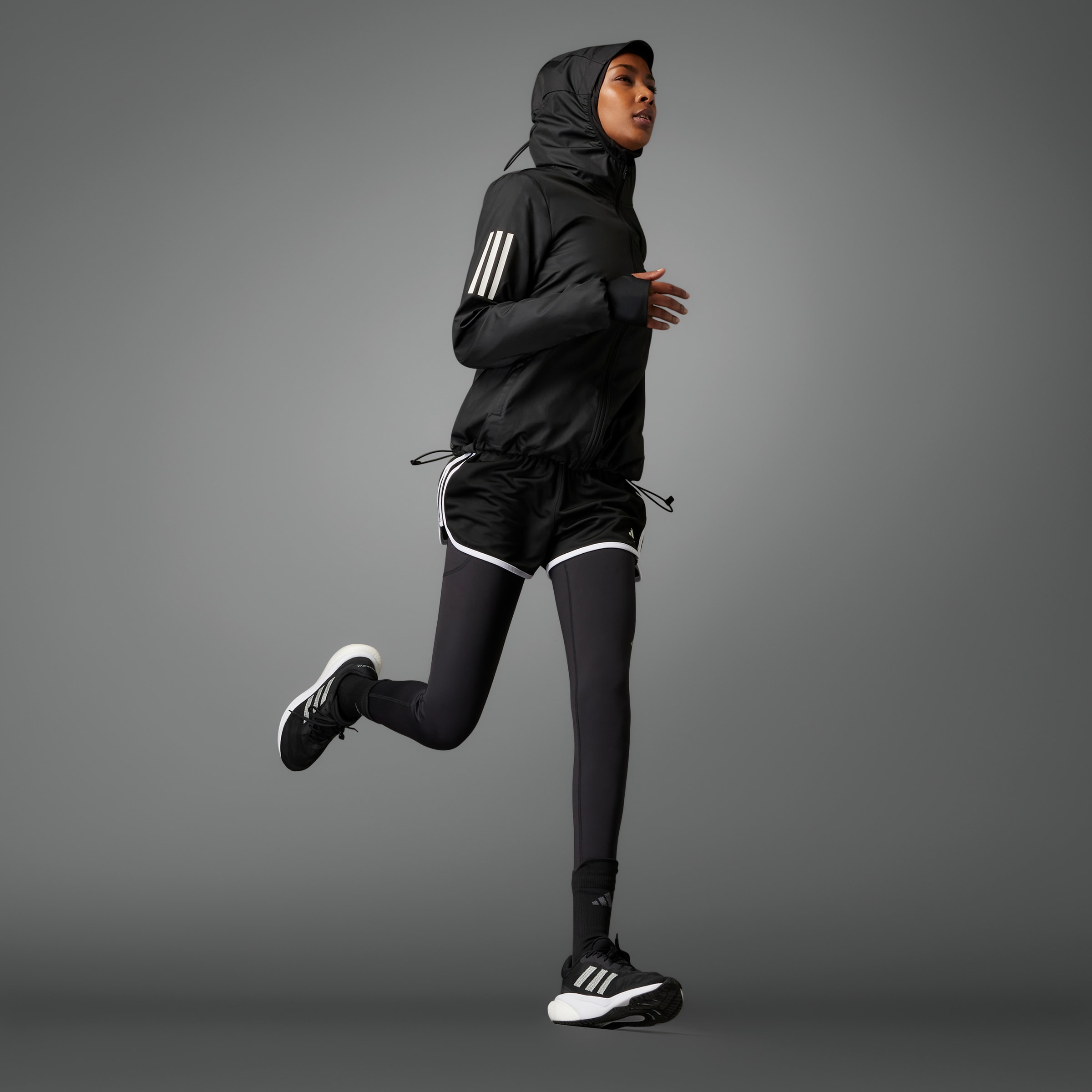 Adidas OTR Windbreaker Jacket, Dame<br>Løpejakken som gir god beskyttelse mot vær og vind!