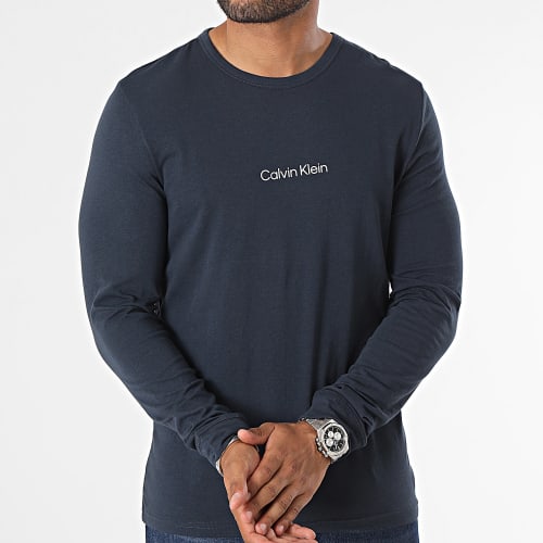 Tee Shirt Manches Longues NM2171E Bleu Marine