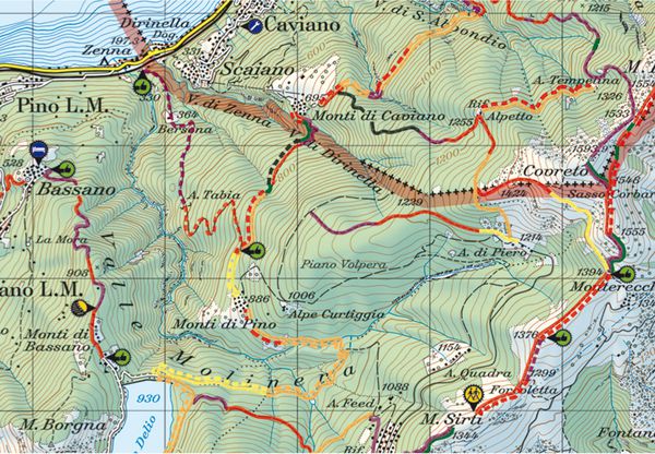 SUPERTRAIL MAPS Bike-Karten Italien  BOZEN NORD