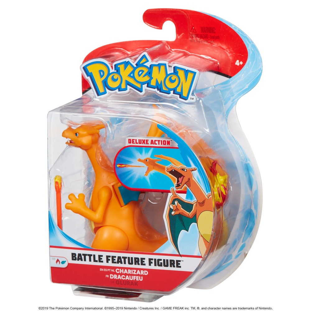 Pokémon Glurak 11cm Kampf-Feature-Figur