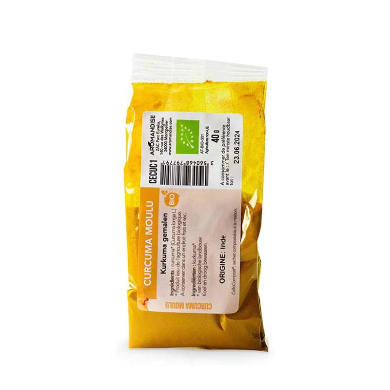 Curcuma moulu bio - 40 g Aromandise