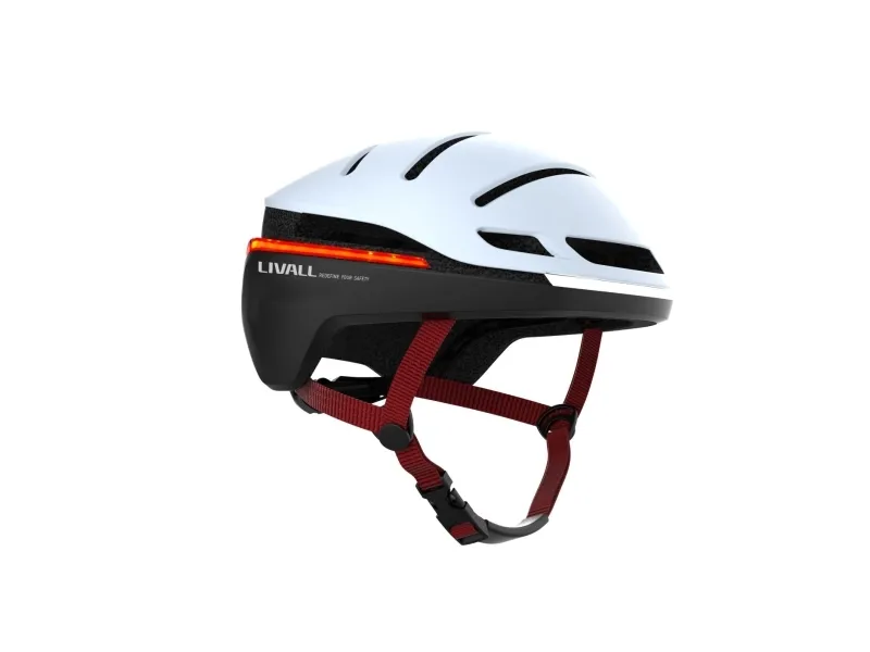 Livall EVO21 Smart Cykelhjelm - Hvid - L: 58-62 cm