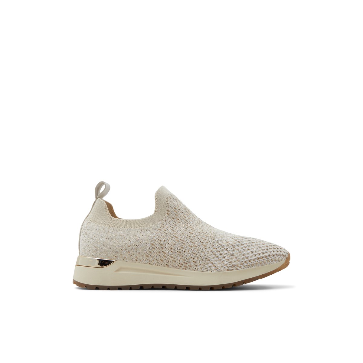 LUCA FERRI-Landalaeryn-Baskets à enfiler - Talon plat - Beige