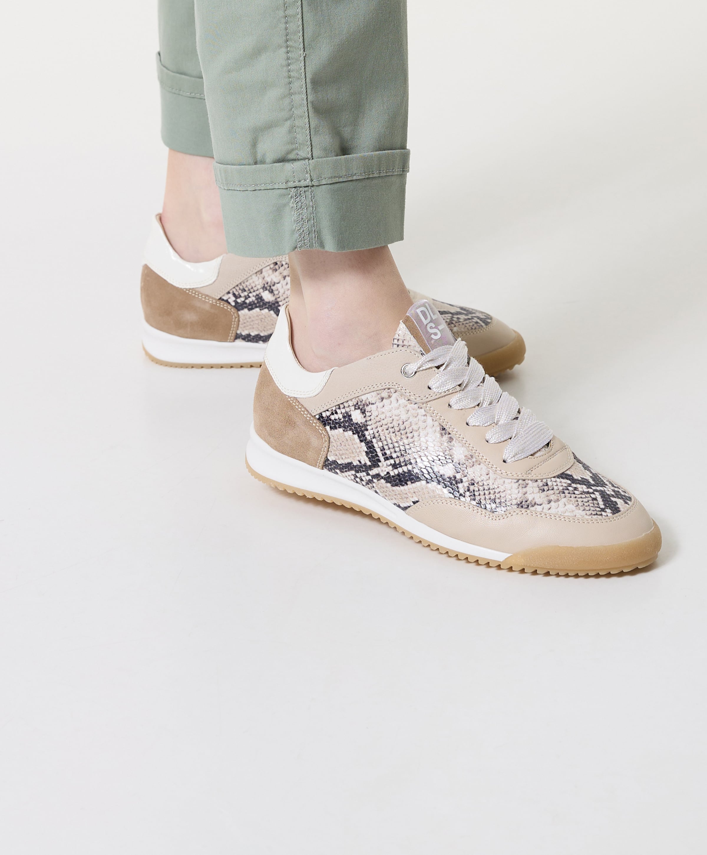 DLSport dames sneakers beige