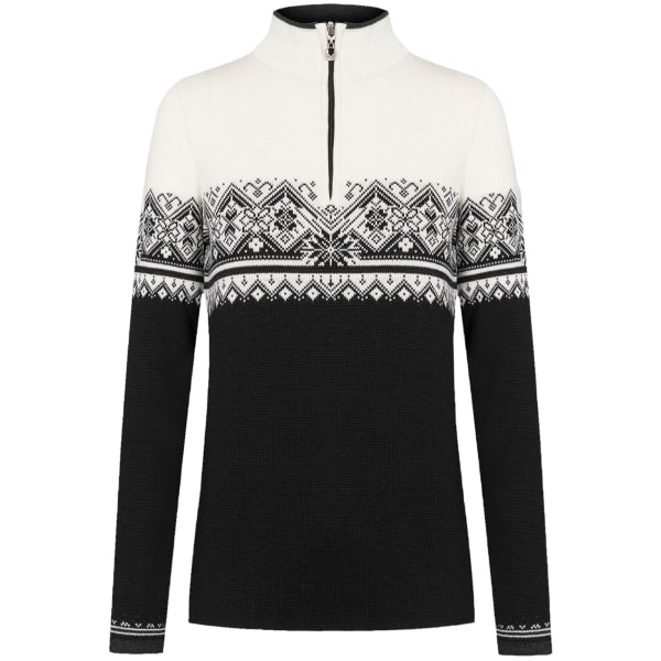 Pull DALE OF NORWAY MORITZ SWEATER W BLACK/WHITE/DARKCHARCOAL