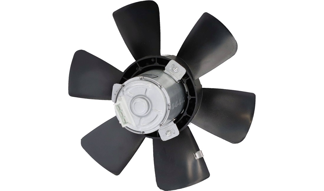 Ventilator, motorkøling