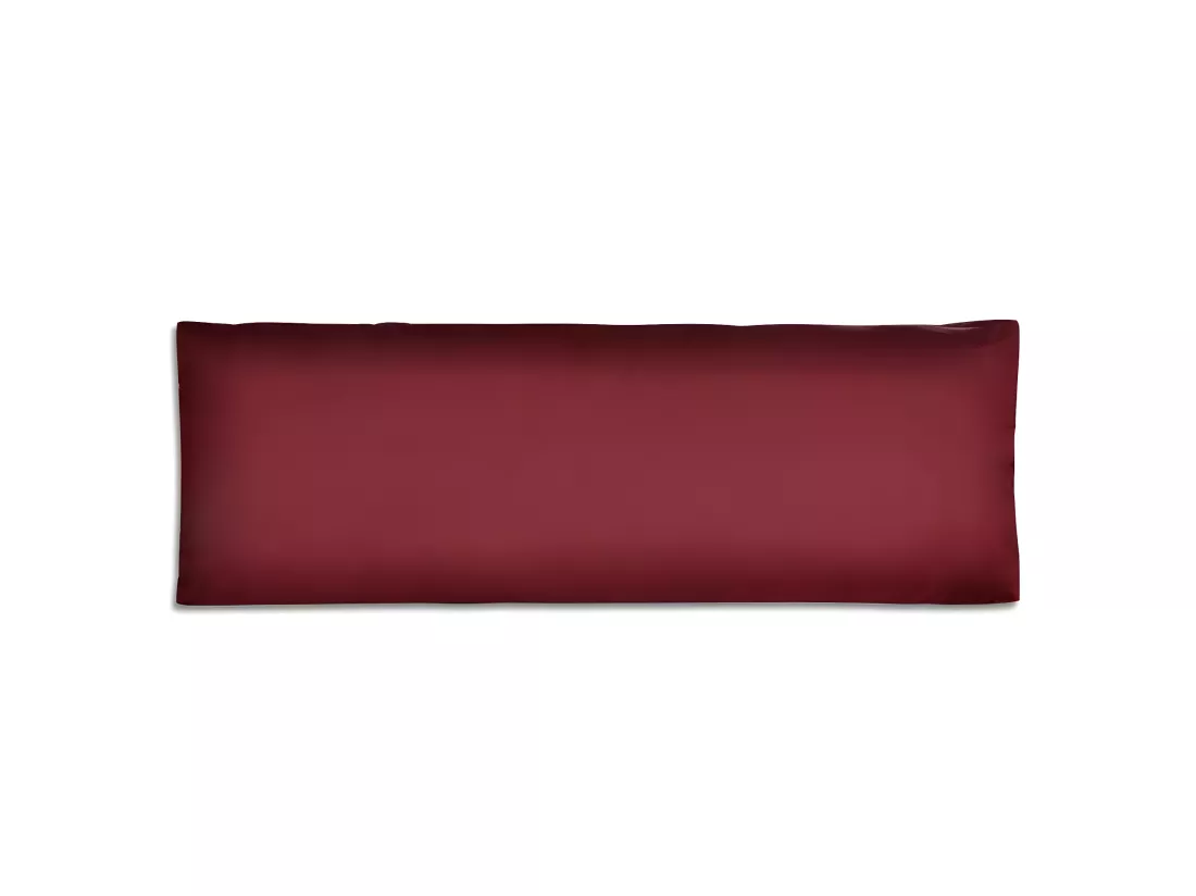 Coussin rembourré de dossier bordeaux 120 x 40 x 10 cm DEC021369