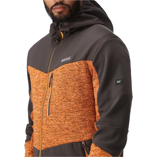 Veste polaire randonnée REGATTA CADFORD V ORANGE PEPPER/ASH