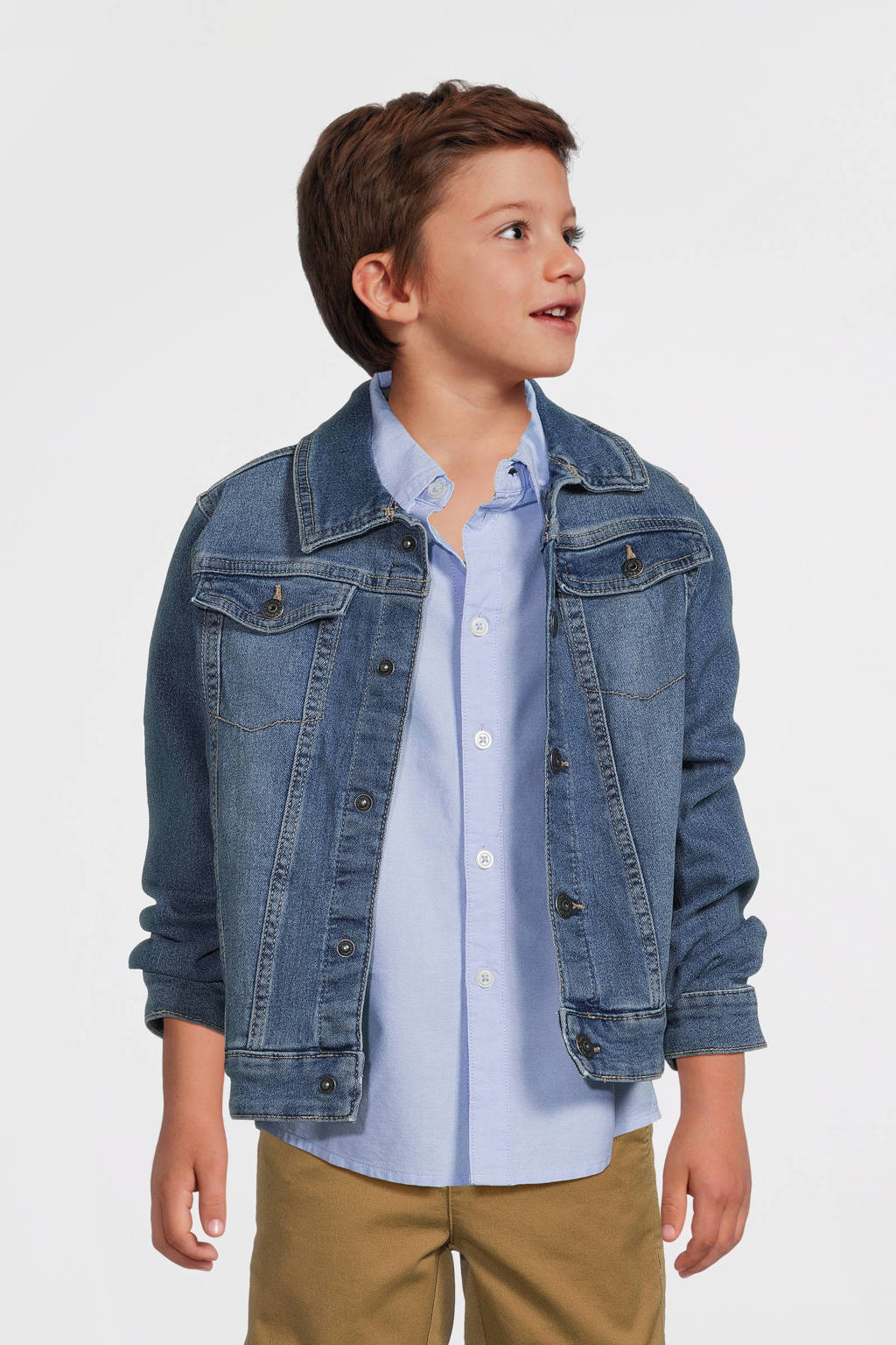 NAME IT spijkerjas NKMJACK medium blue denim