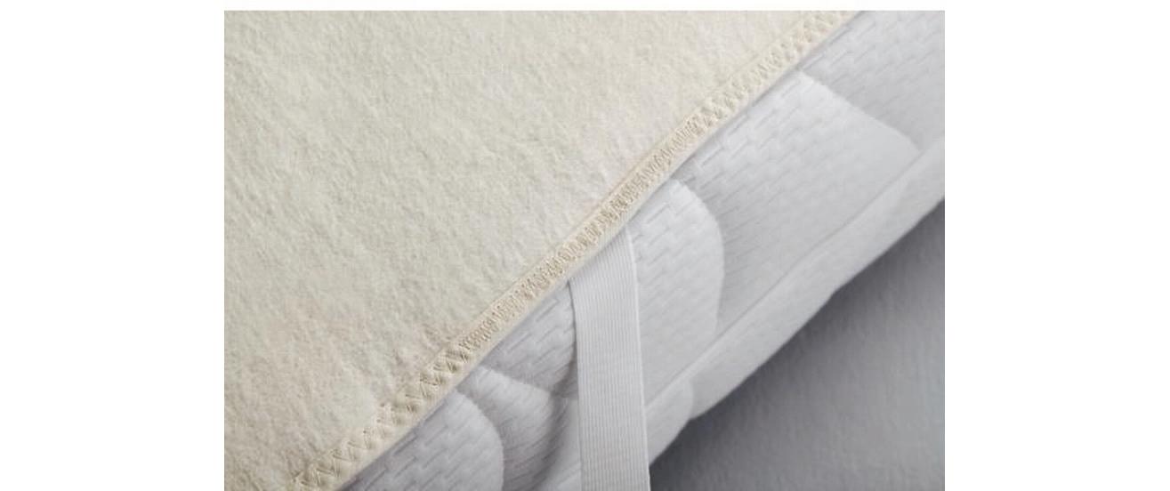 Matratzenauflage Moltonauflage Standard 90 x 200 cm WeissMolton Matratzen-Auflage