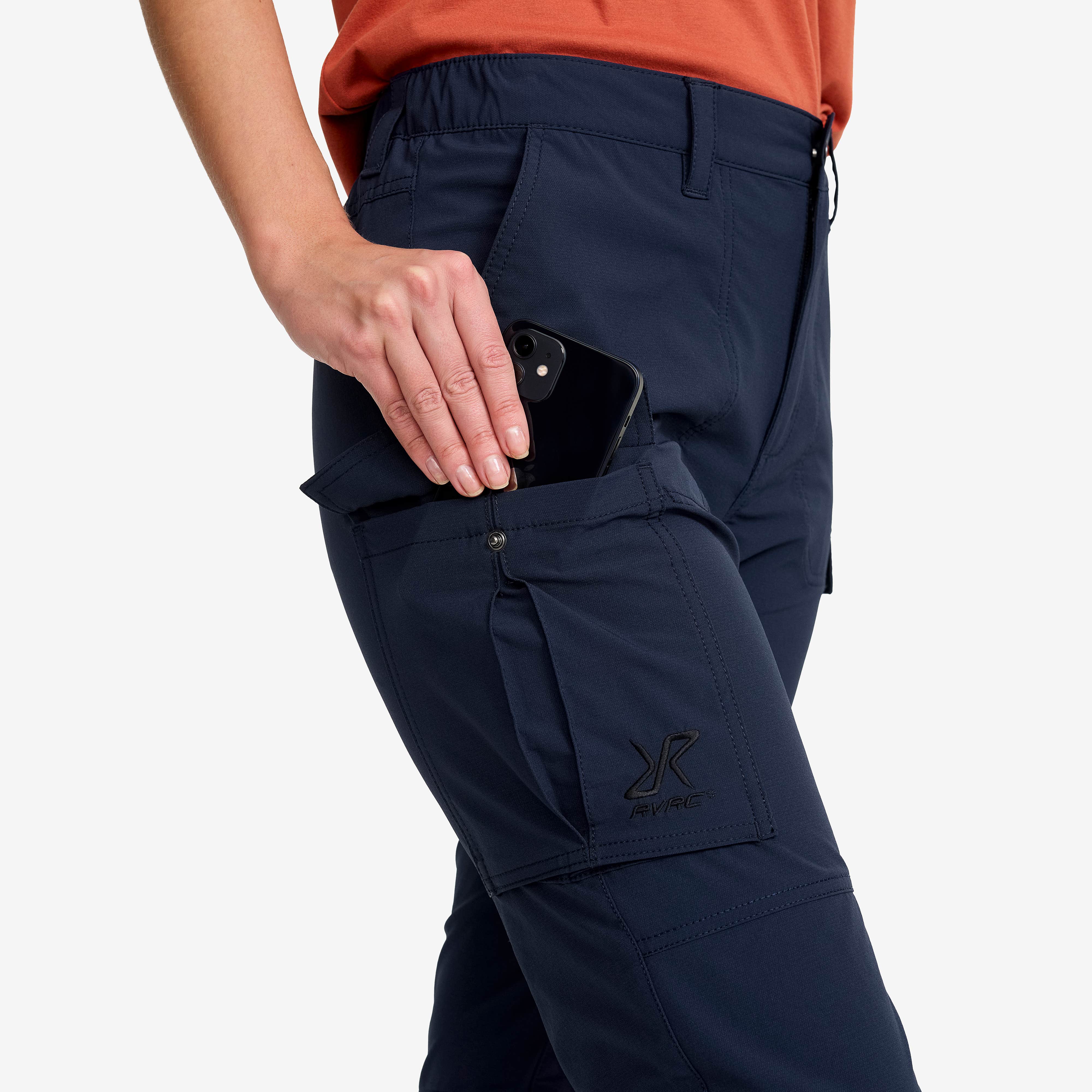 Adventure Cargo Stretch Pants Dame Navy
