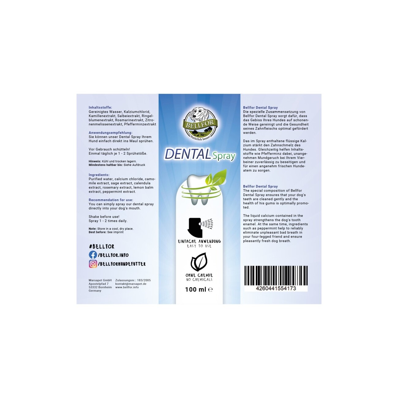 Bellfor Dental Spray - 100ml