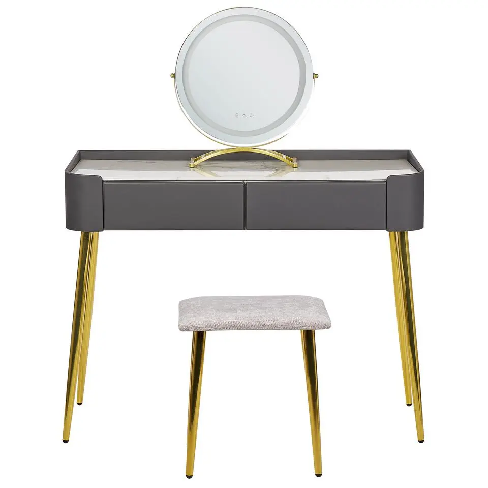 SURIN - Kaptafel - Grijs - MDF