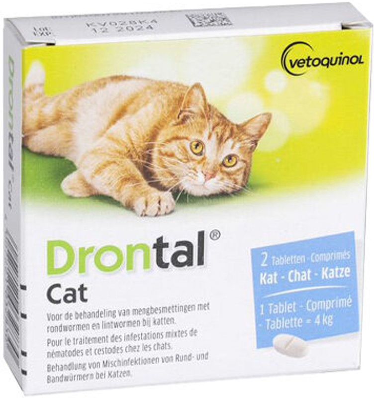Drontal Cat - 4 Tabletten - Wormenkuur
