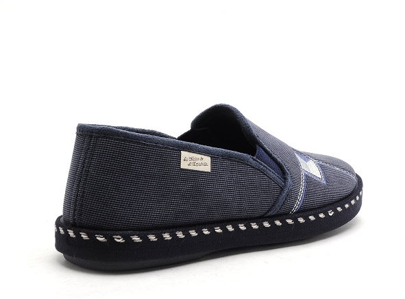 La maison de l espadrille chaussons homme 6861 6 bleu