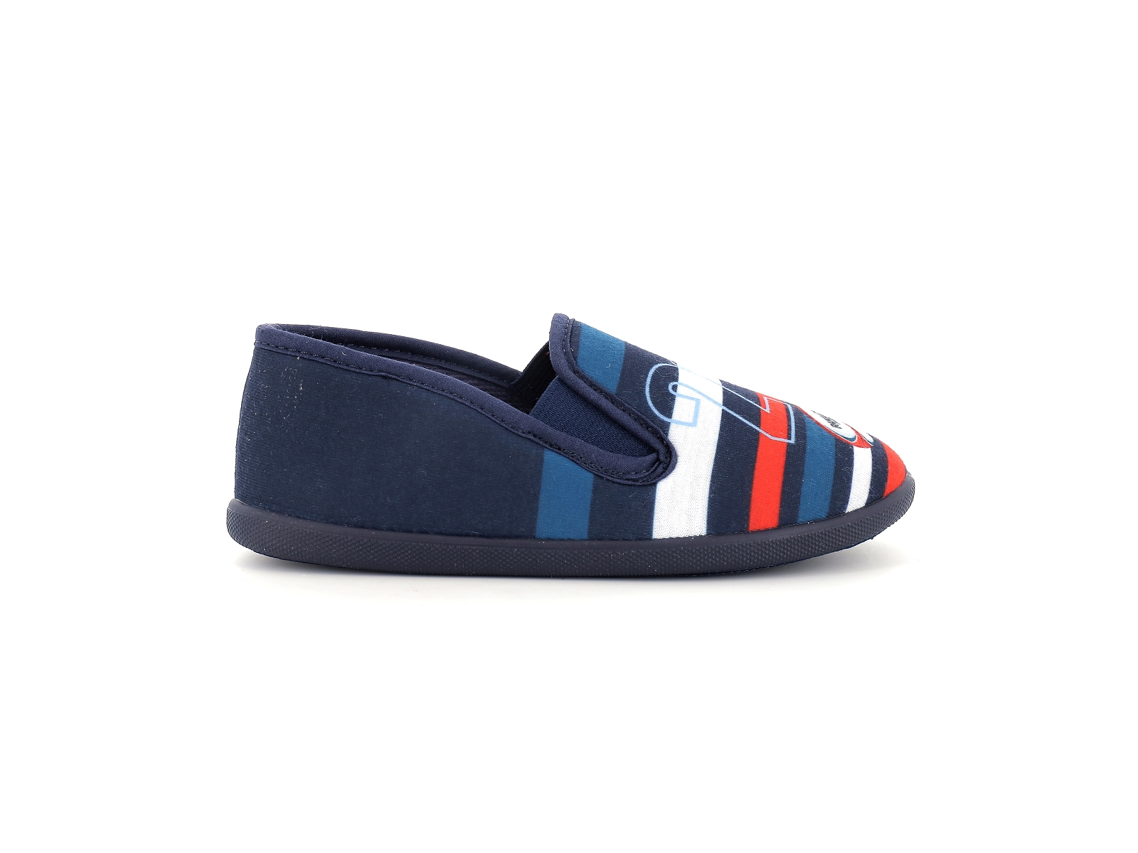 B brand-SENTIL 9438 Textile Bleu-Rouge