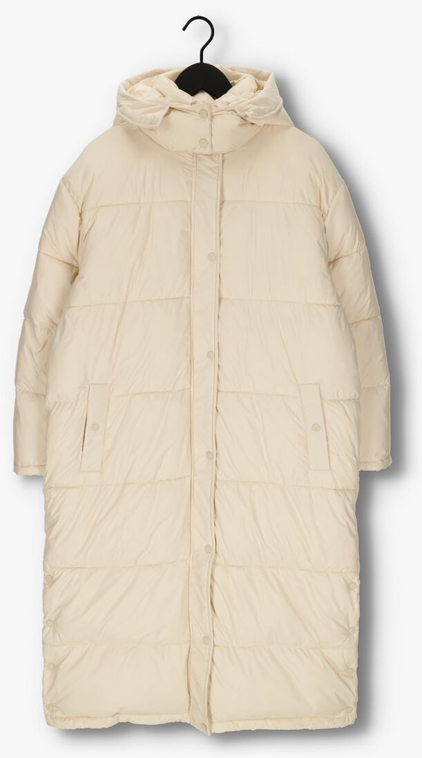 NOTRE-V gebroken wit notre-v gewatteerde jas puffer long