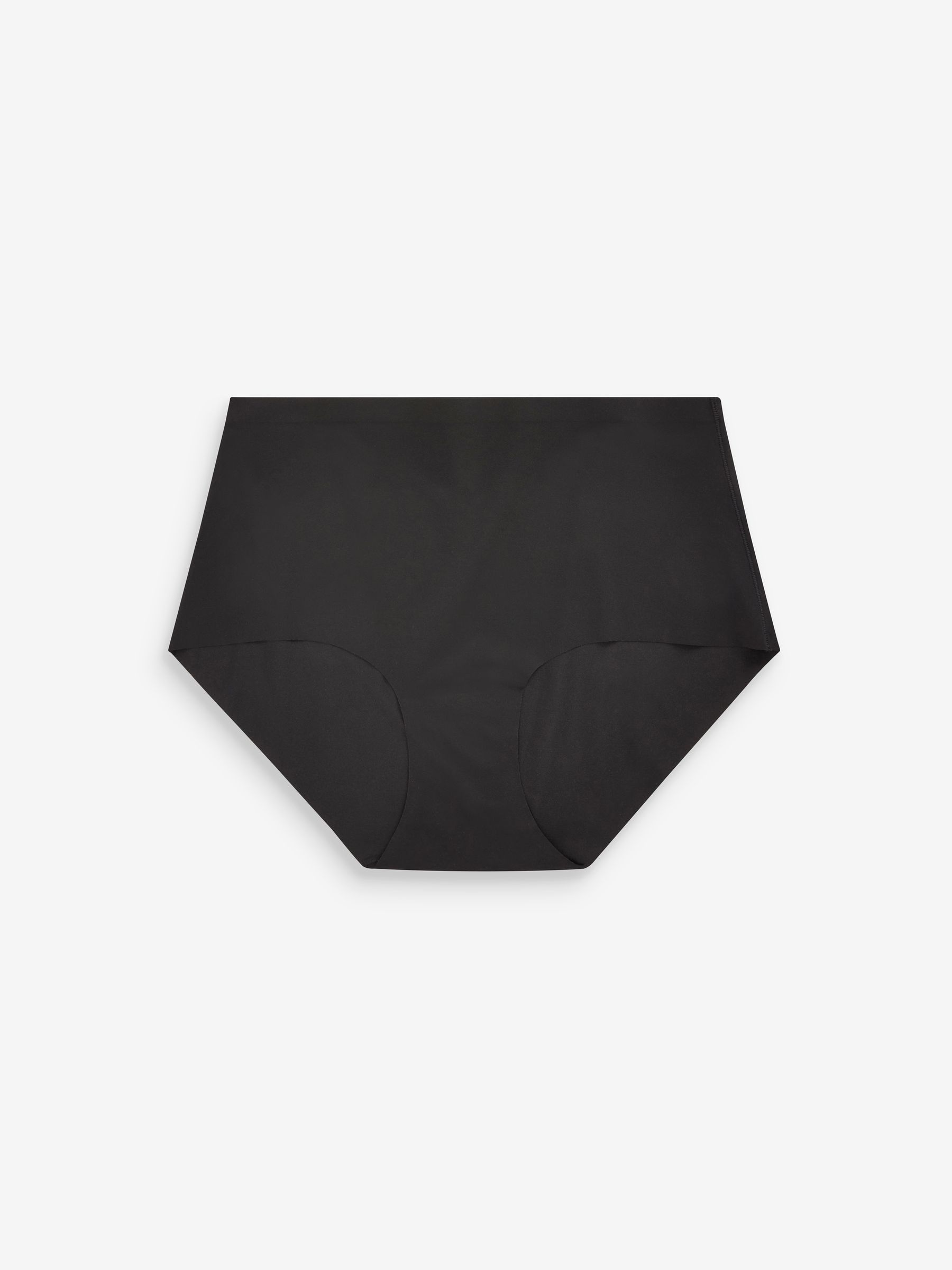 Zwart/Praline Huidskleur/Chocolade Huidskleur - Geen zichtbare onderbroeklijn comfortabele slips verpakking van 3