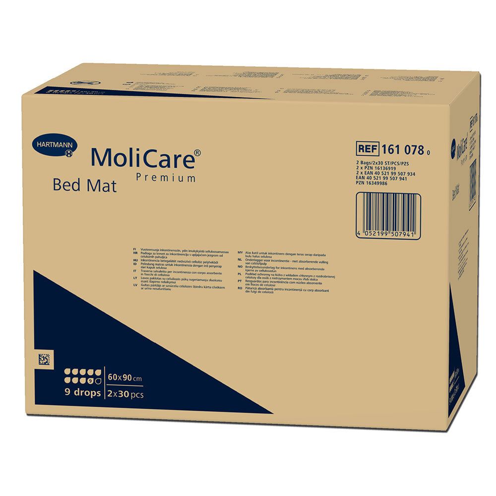 MoliCare® Premium Bed Mat 9 Tropfen 60x90 cm ​
