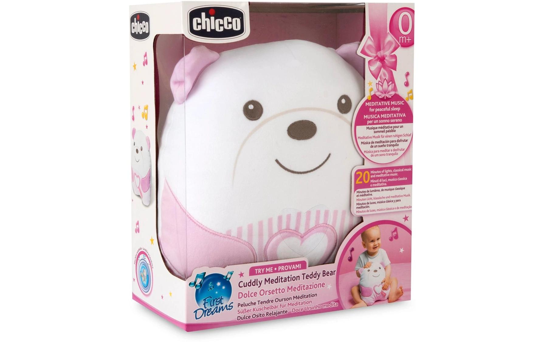 Spieluhr Kuschelbär pinkSüsses Kuscheltier